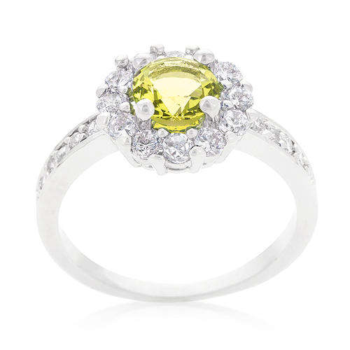 Bella Birthstone Engagement Citrine Yellow #7 Ring  *USA IMPORT* Local Stock